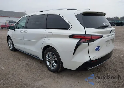 2021 Toyota Sienna Platinum from USA, damaged, VIN 5TDESKFC3MS017620